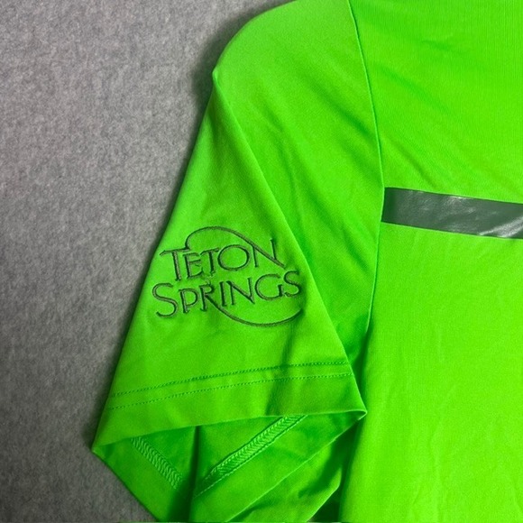 Under Armour Men's Green Coldblack HeatGear Golf Polo Shirt Size‎ Medium - Picture 5 of 8